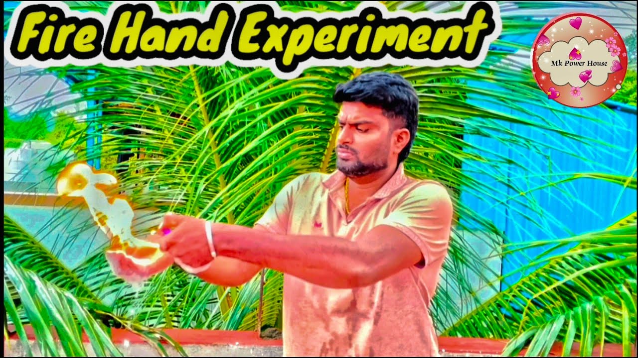 🔥 🔥 🔥 🔥 Hand fire experiment/science Experiment/ technical experiment 🧪/ fire experiment 🔥🔥🔥🔥