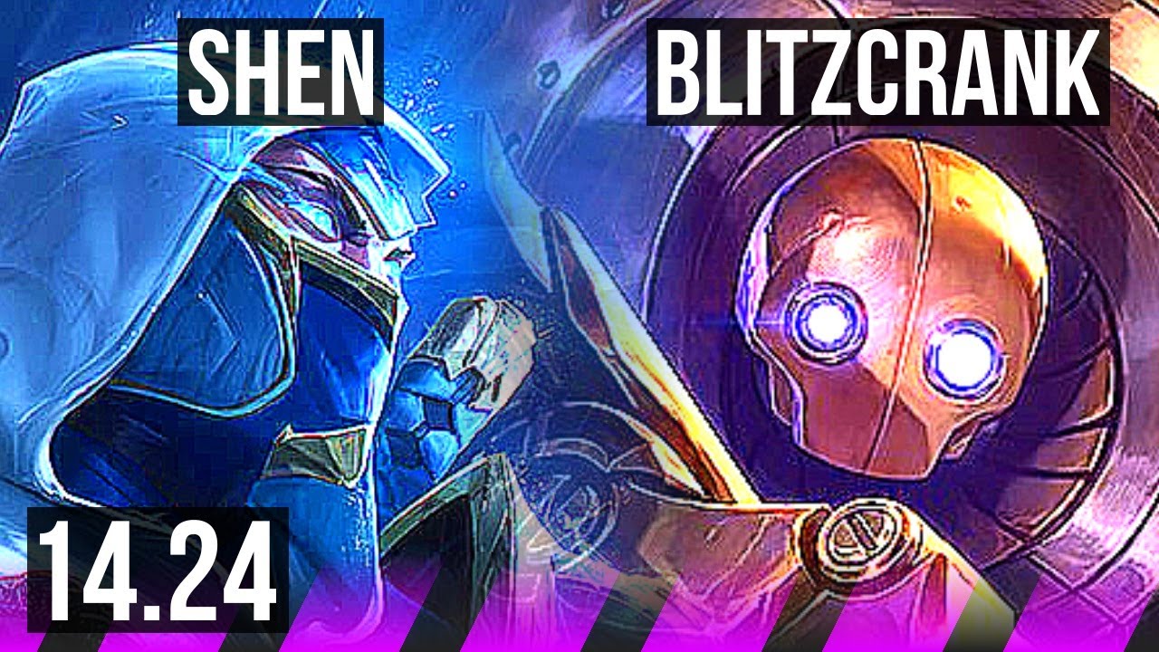 SHEN & Jhin vs BLITZCRANK & Lucian (SUP) | 5/0/5 | KR Diamond | 14.24