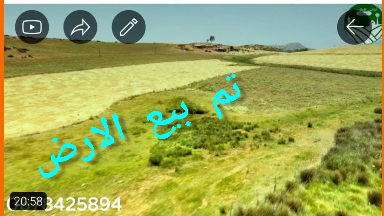 أرض فلاحية محفظة للبيع 29 هكتار + 370 من الزيتون ومنزل  تمن البيع 7 مليون للهكتار  تم بيع الارض