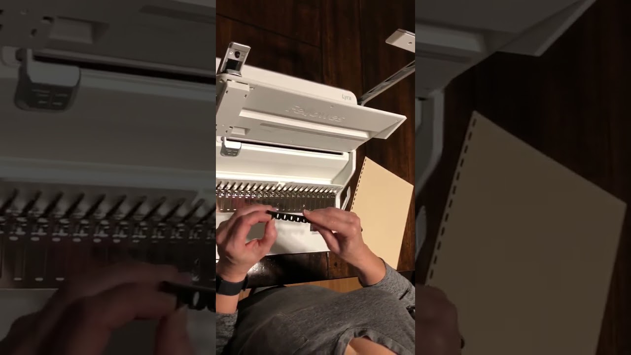 Using the Fellowes Lyra 3in1 Binding Machine