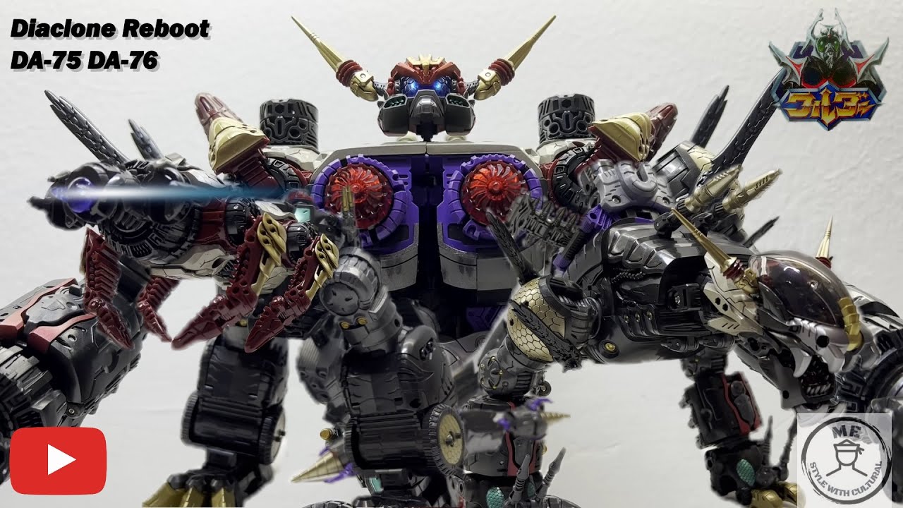 2X Horror Beasts Evol: Diaclone Reboot DA-75 & DA-76 WARUDAROS (DRAGOHEAD) & (GHOULHEAD) ダイアクロン