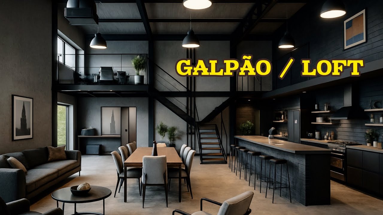 CASA GALPÃO ESTILO INDUSTRIAL MODERNO   I GOIÂNIA