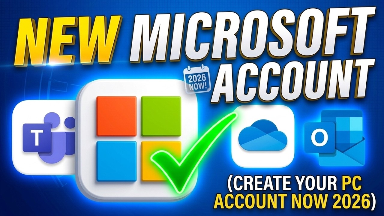 Создайте свою новую учетную запись Microsoft на ПК прямо сейчас, в 2026 году.