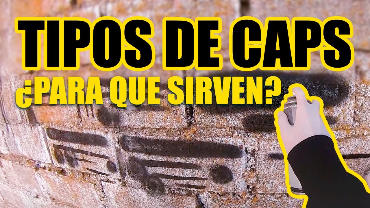 Tipos de BOQUILLAS/CAPS graffiti tutorial