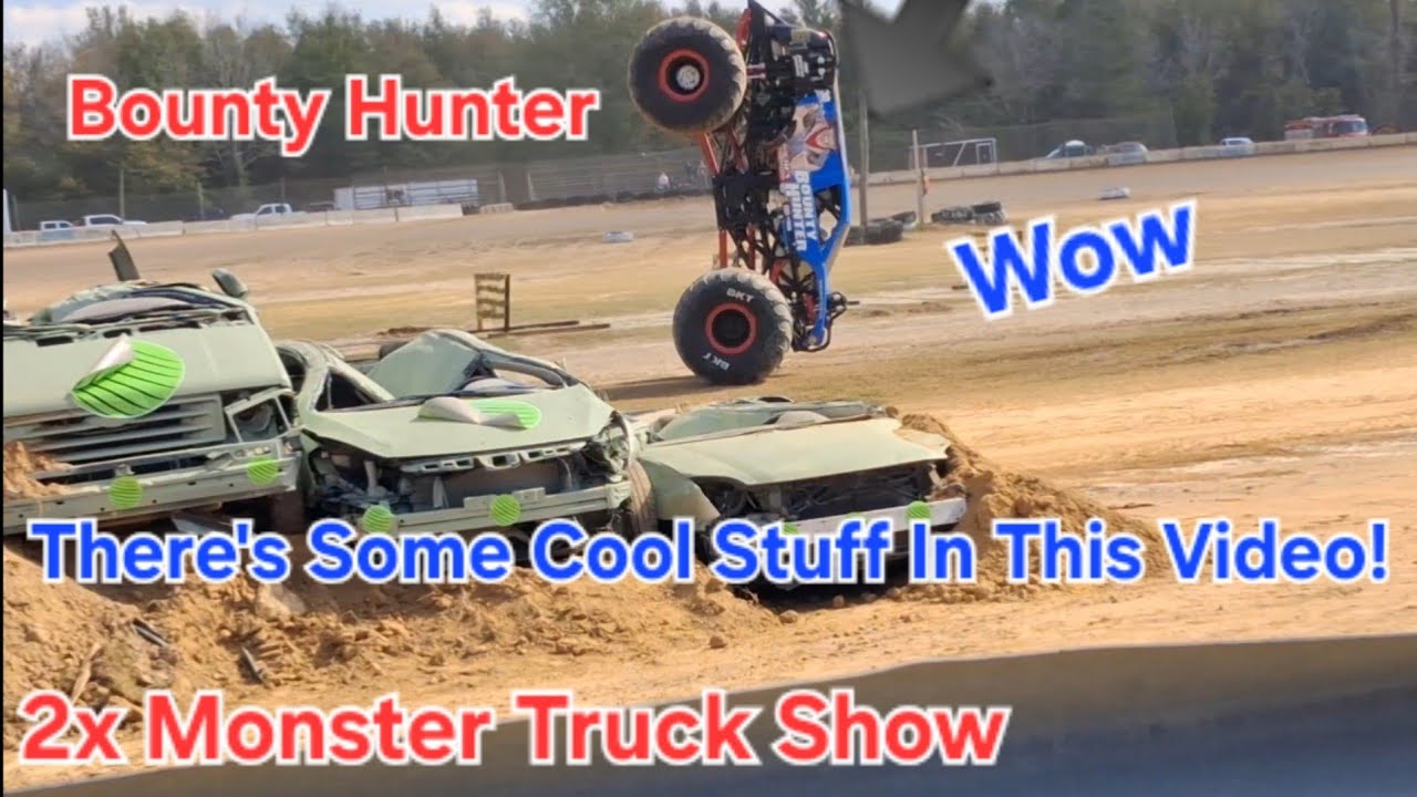 Дважды тур Monster Truck Live! Потрясающее шоу. В Лейк-Сити, Флорида, выпал снег.