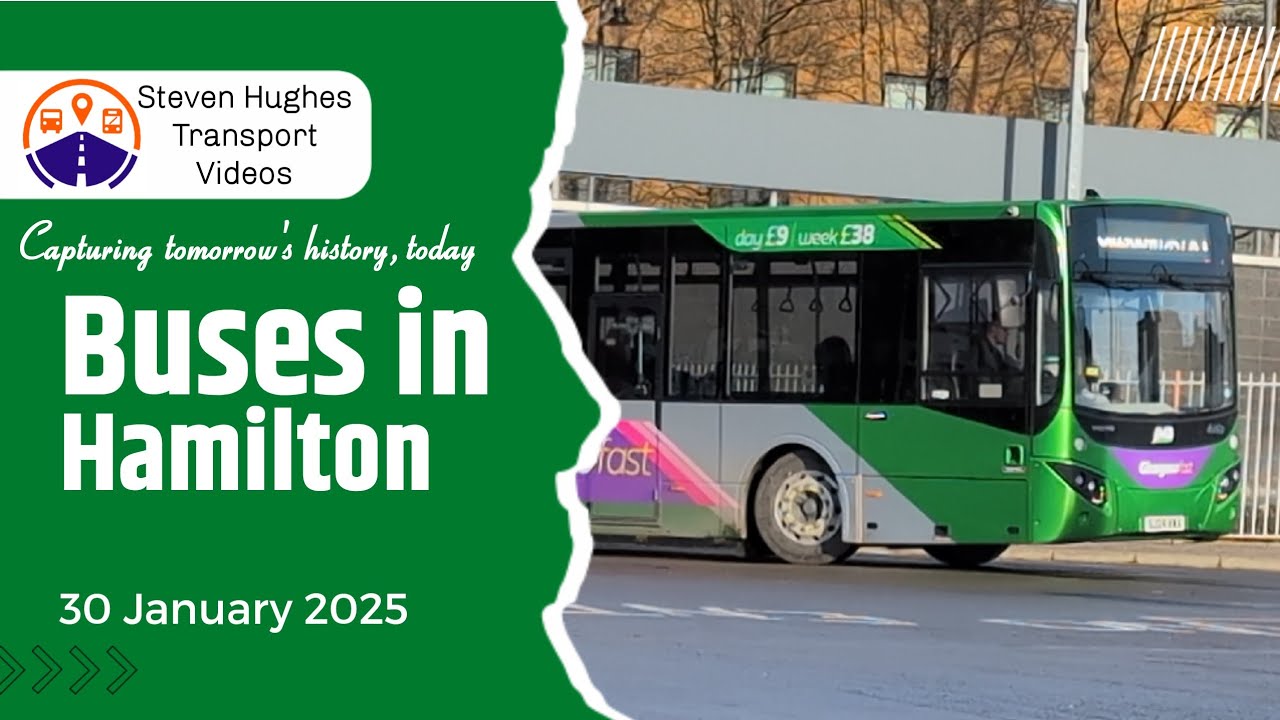 Buses in Hamilton 30 January 2025