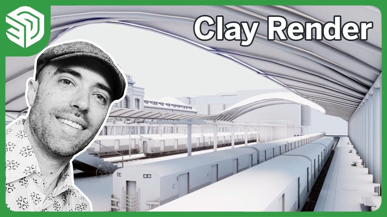 Creating a Clay Render Style with V-Ray