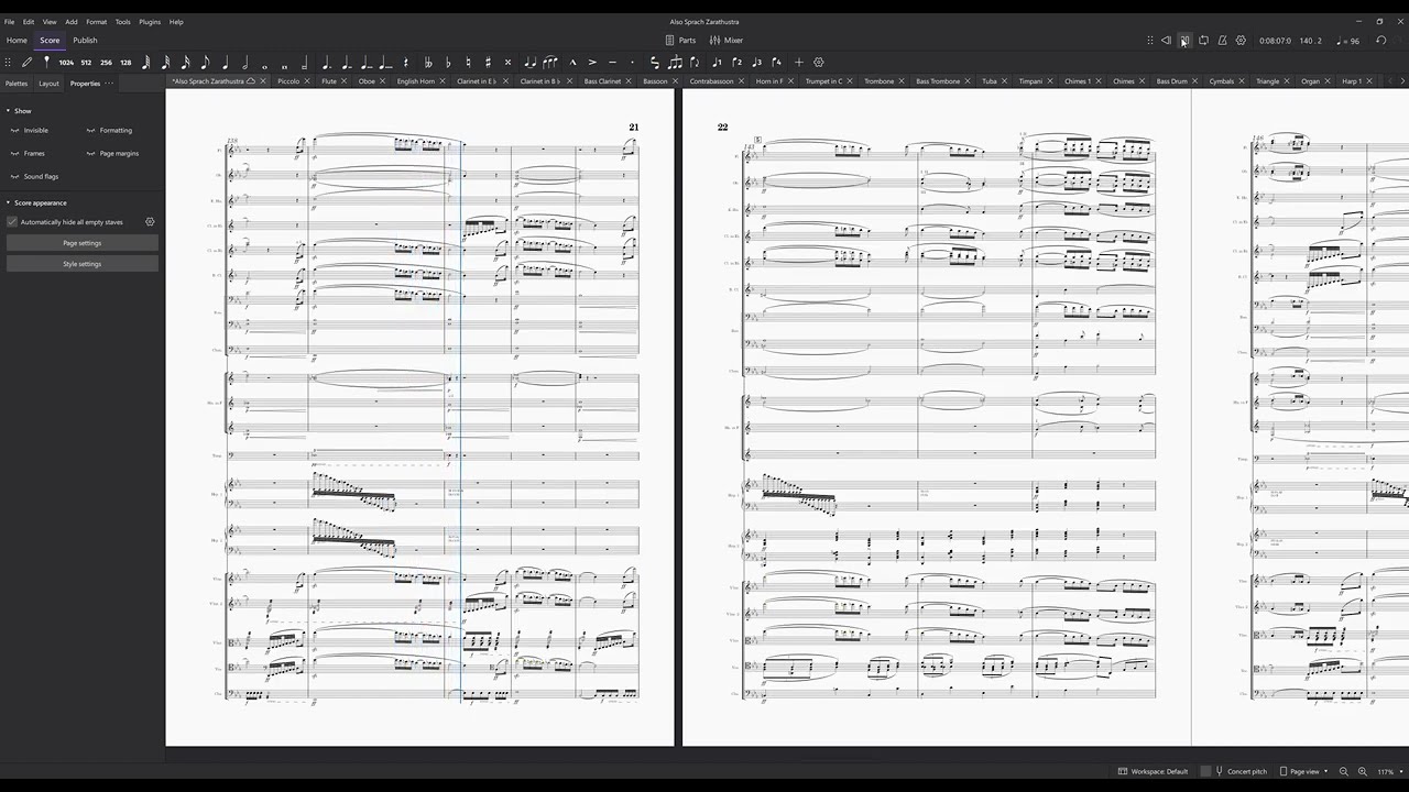 Also Sprach Zarathustra, IV. Von den Freuden und Liedenschaften Of Joys and Passions Richard Strauss