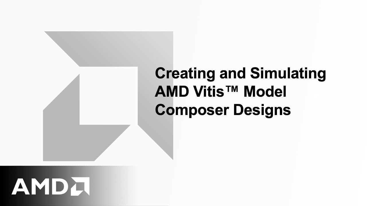 Creating and Simulating AMD Vitis™ Model Composer Designs