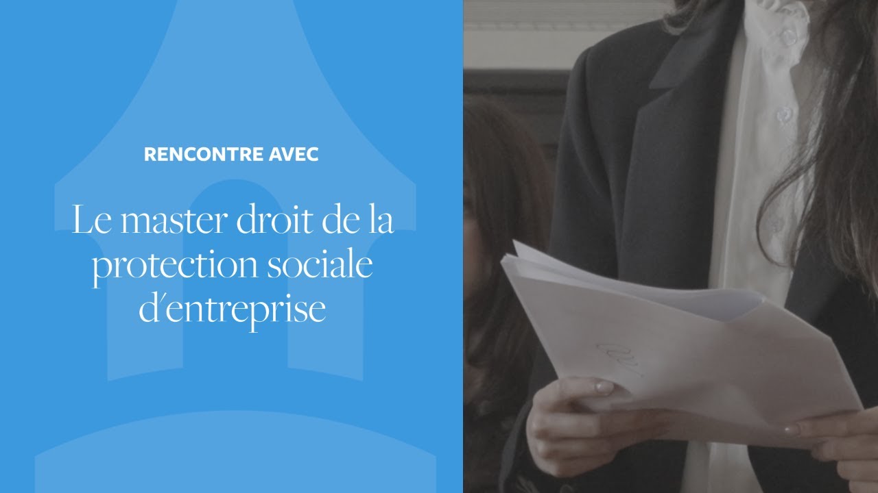 Rencontre avec le master Droit de la protection sociale d'entreprise (DPSE)
