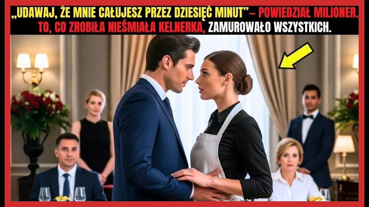 „Udawaj, że mnie całujesz przez dziesięć minut” — powiedział milioner…To, co zrobiła nieśmiała
