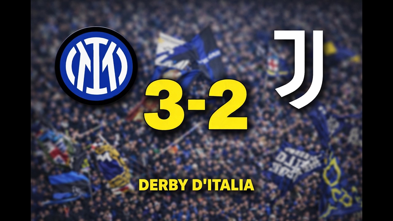 Inter vs Juventus 3–2 | Derby d’Italia Atmosphere at San Siro 4K (Feb 14, 2026)