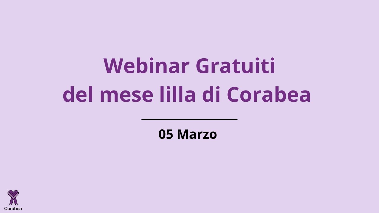1 - Webinar del Mese Lilla di Corabea