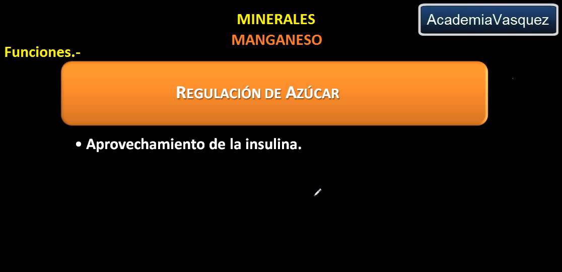Minerales: Manganeso