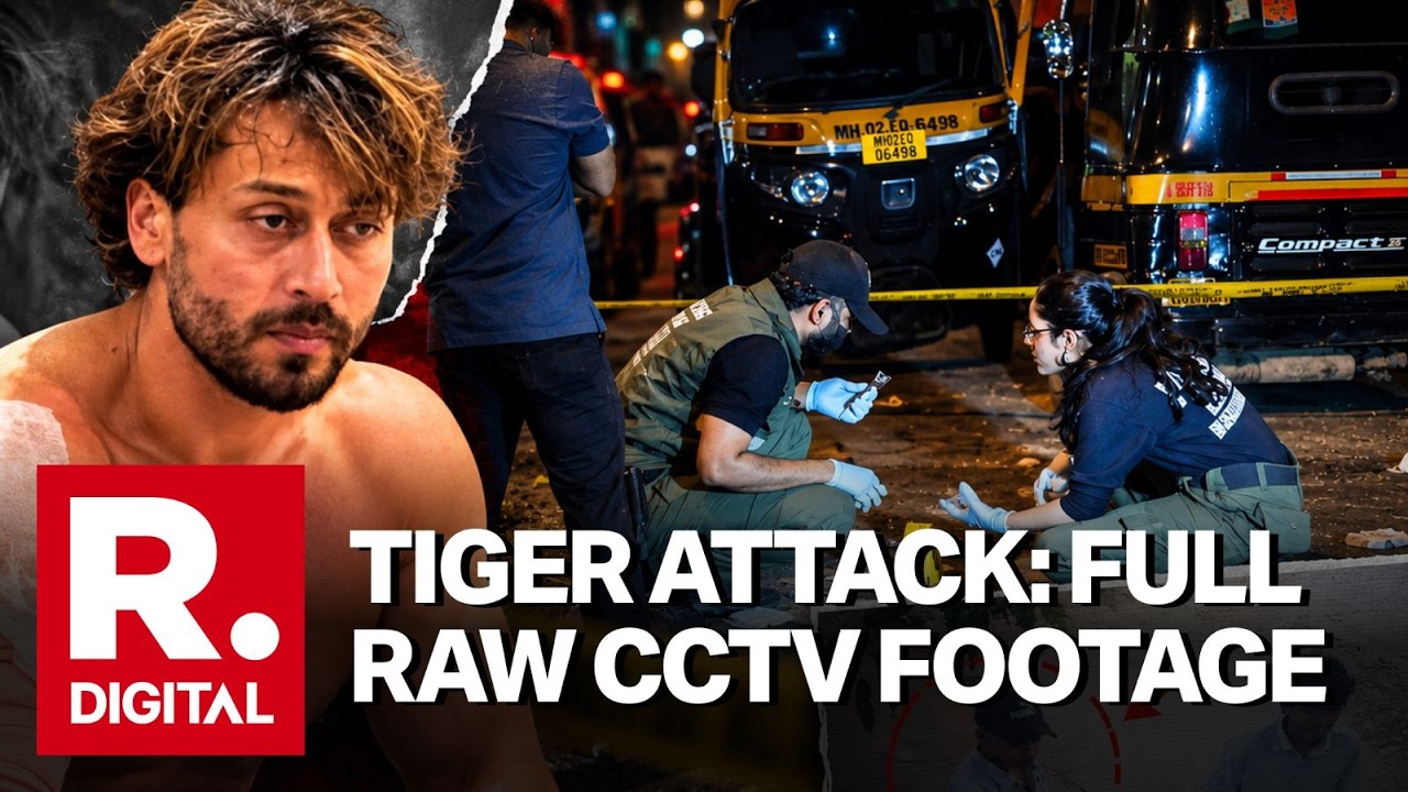 CCTV Footage Captures The Exact Moments When Tiger Shroff Was Attacked At Juhu