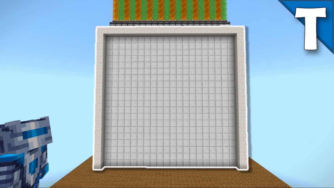 The EXPANDABLE PISTON DOOR! [Minecraft Bedrock]