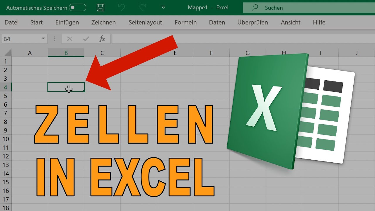 Excel: Was sind Zellen - einfache Erkl&auml;rung - Tutorial deutsch