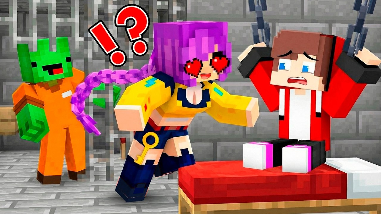 RUMI has Trapped JJ and Mikey in PRISON! KPOP DEMON HUNTERS - Maizen Minecraft Animation