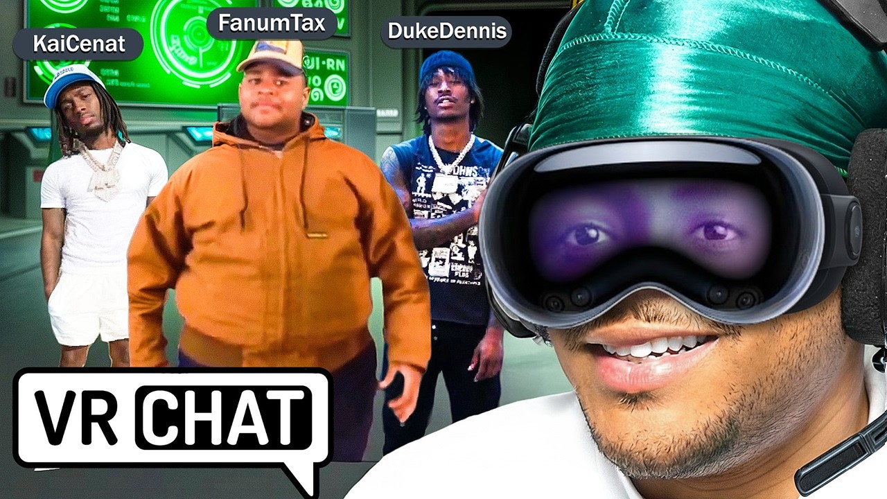 Fanum plays VR CHAT for the first time in 1,856 days...