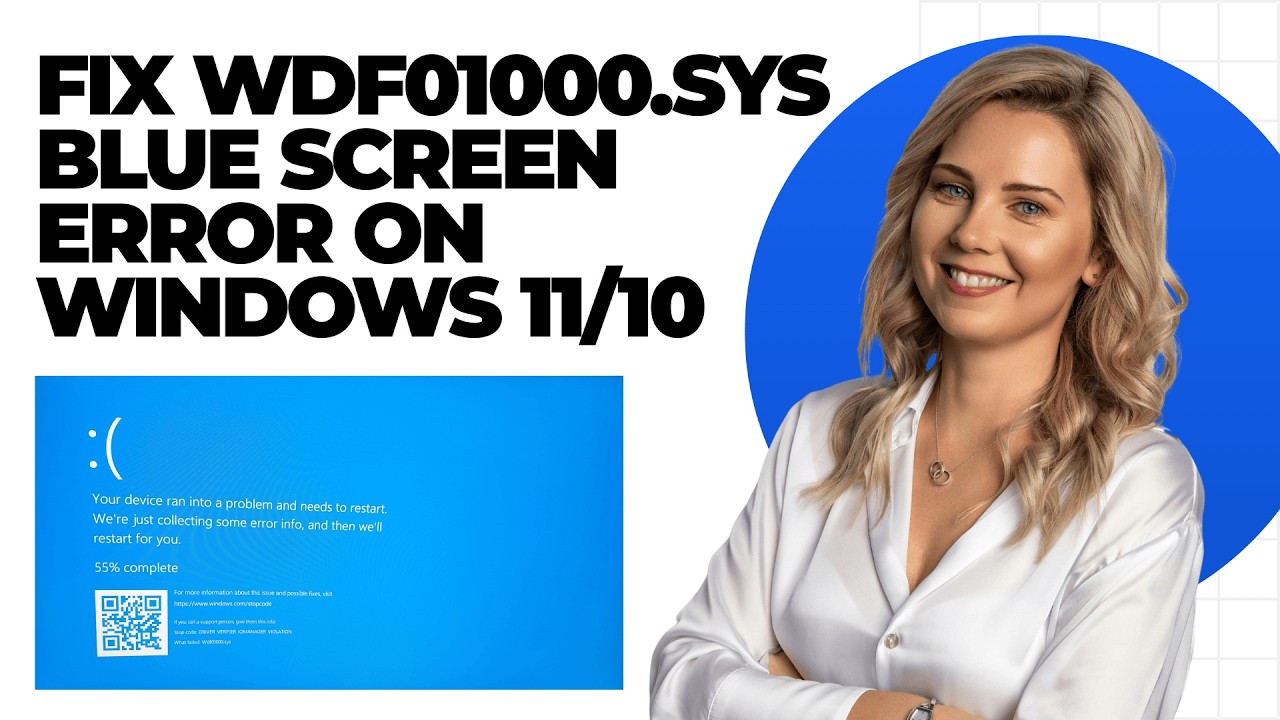 Fix WDF01000.sys Blue Screen Error on Windows 11/10 (Easy Solutions)