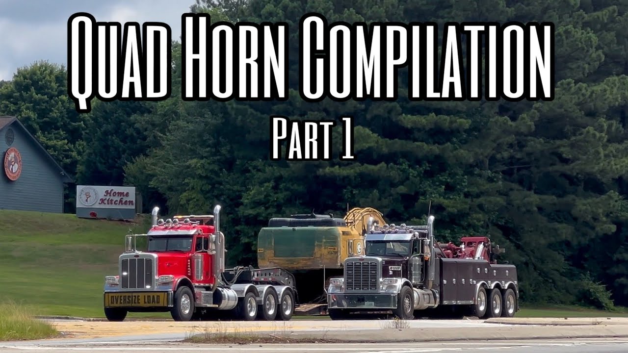 Truckspotting - Quad Airhorn Compilation/Part 1