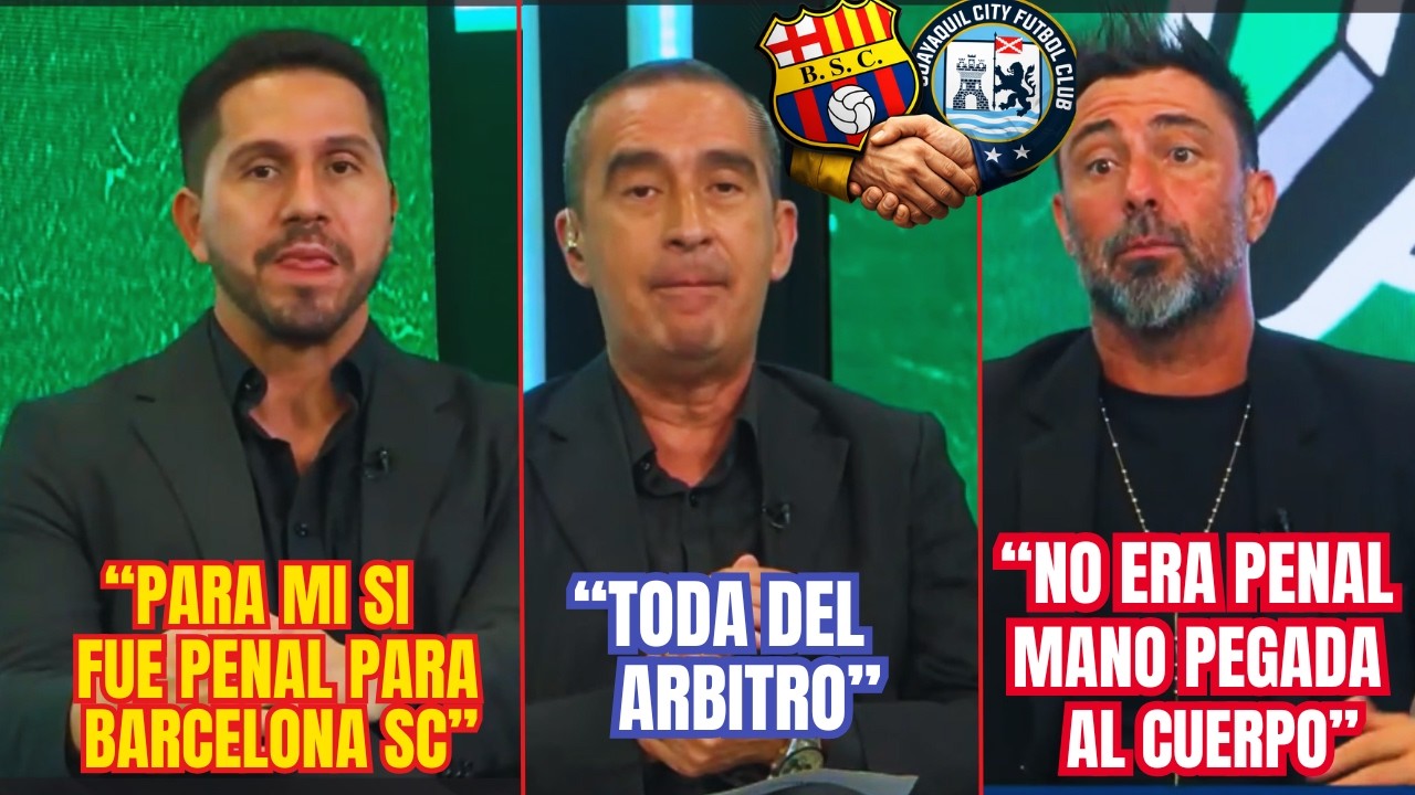 🚨 FUERTE Y CLARO PANEL EXPLOTA POR PENAL A BARCELONA SC Y ESTALLA POLÉMICA