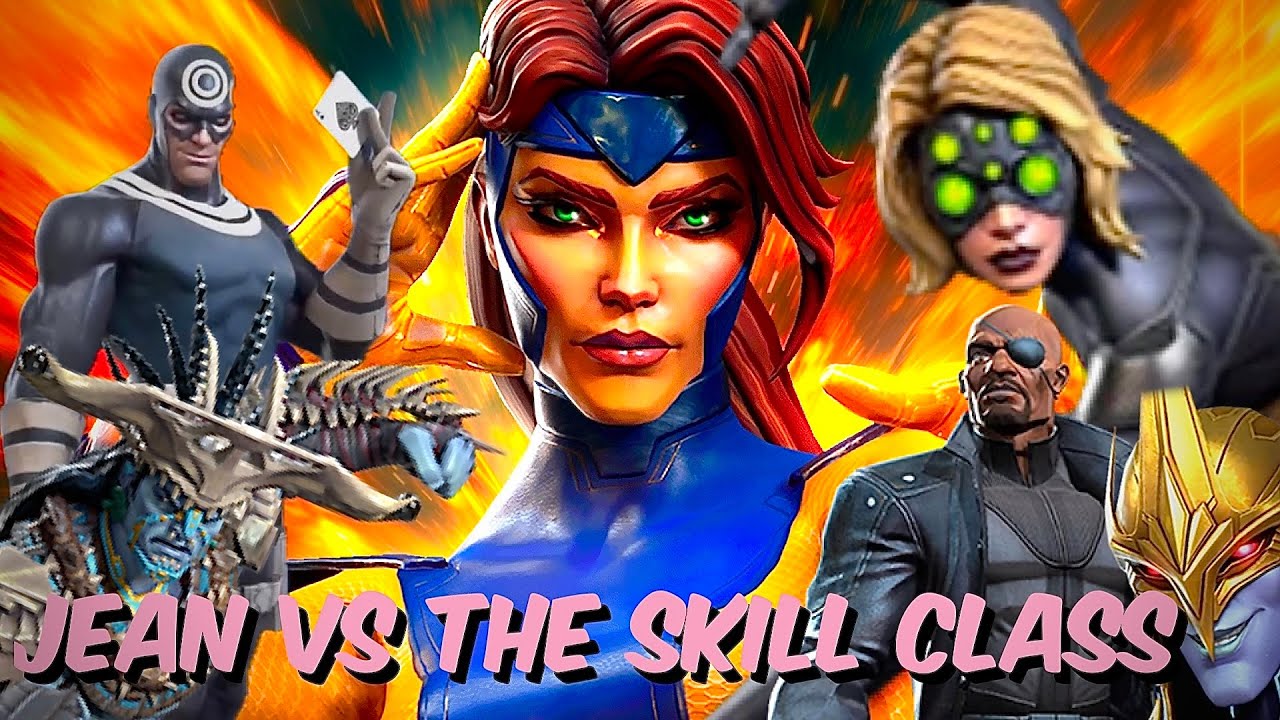 Jean Grey Demolishing The Entire Skill Class!