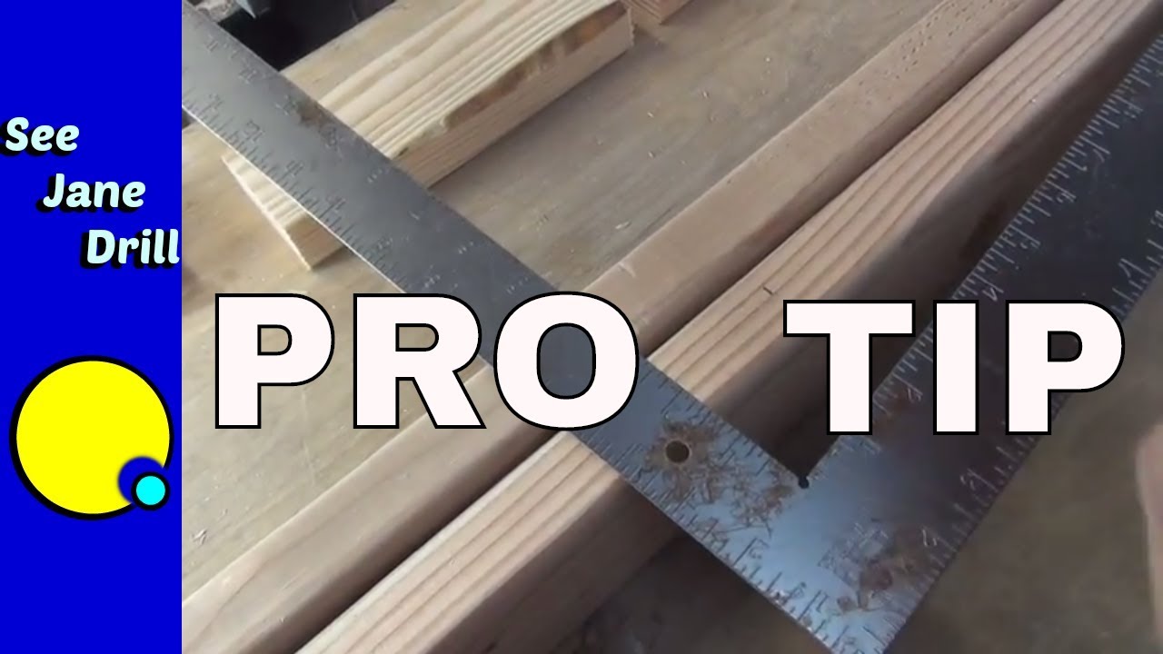 Use the Hidden Tool in a Framing Square