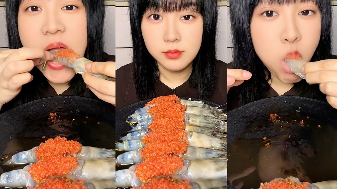 Duoduo / ASMR TOBIKO EGGS | FLYING FISH ROE | EXTREME EATING SOUNDS