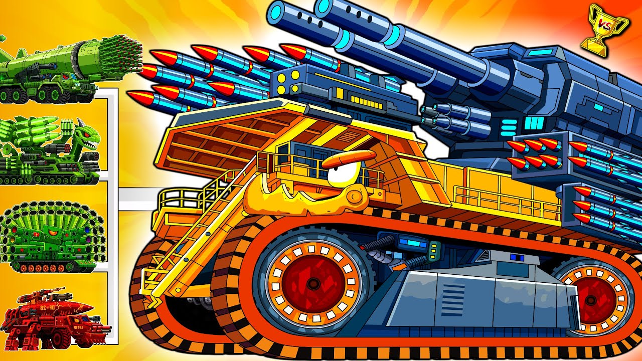 Ultimate Missile Tank Boss – 500+ Rockets vs Mega Cannon!