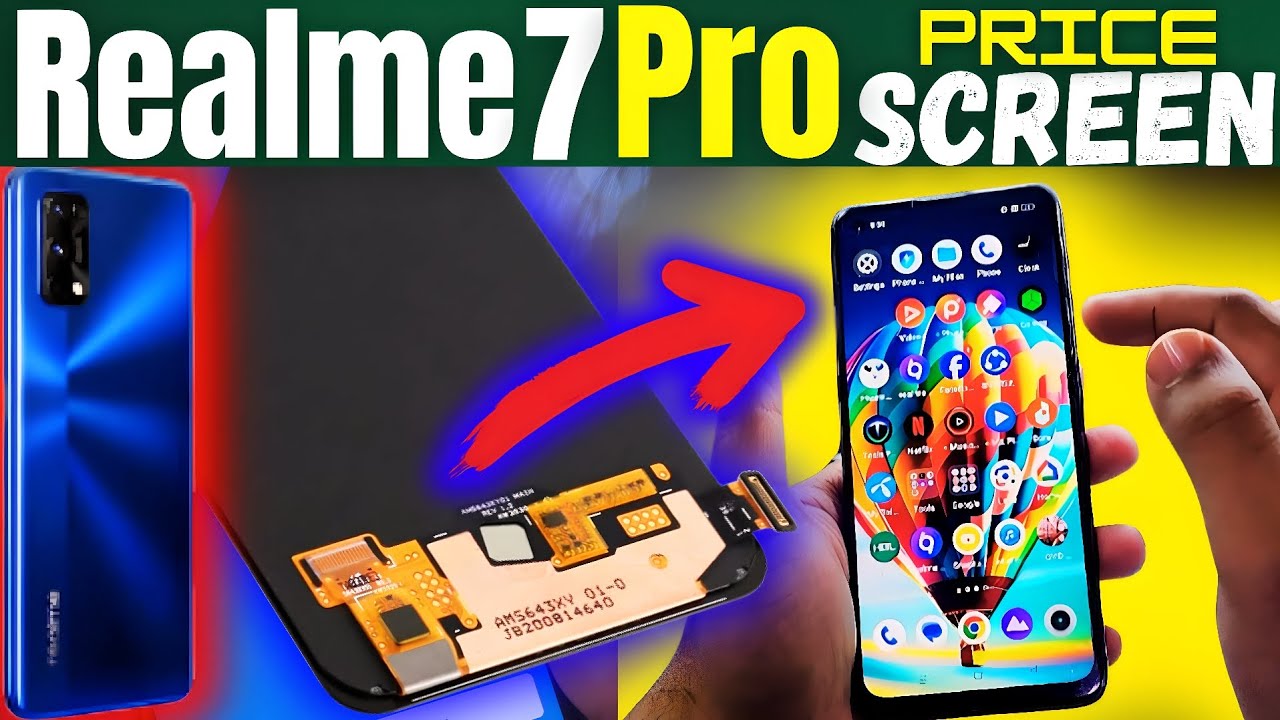 Realme 7 Pro Lcd Screen Replacement How To Replace The Screen Realme 7 Pro Disassembly Lcd Change