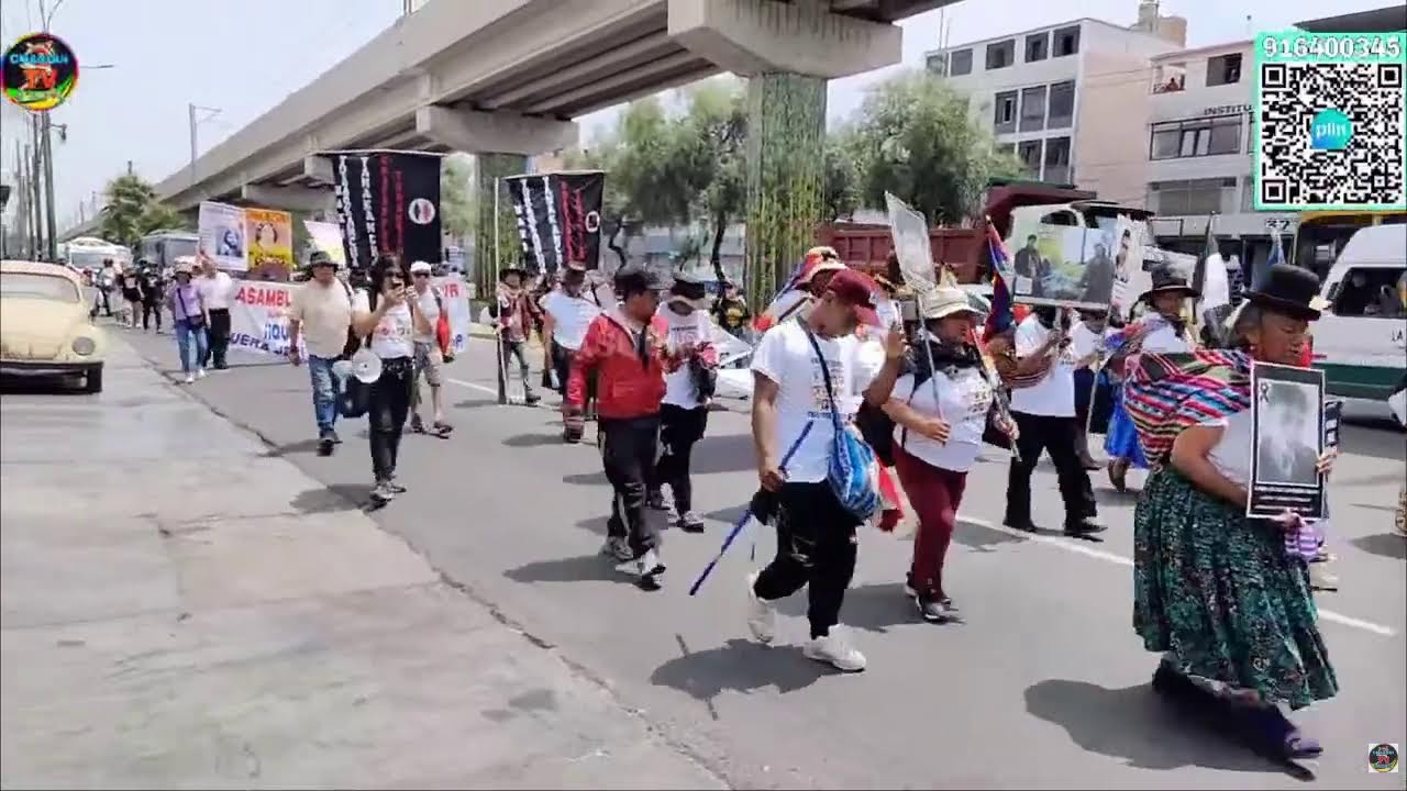 🔴MARCHA DE SACRIFICIO UYARIY | HNOS VICTIMAS DEL SUR DEL PERU POR ESTE REGIMEN M4F10SO DEL CONGRESO