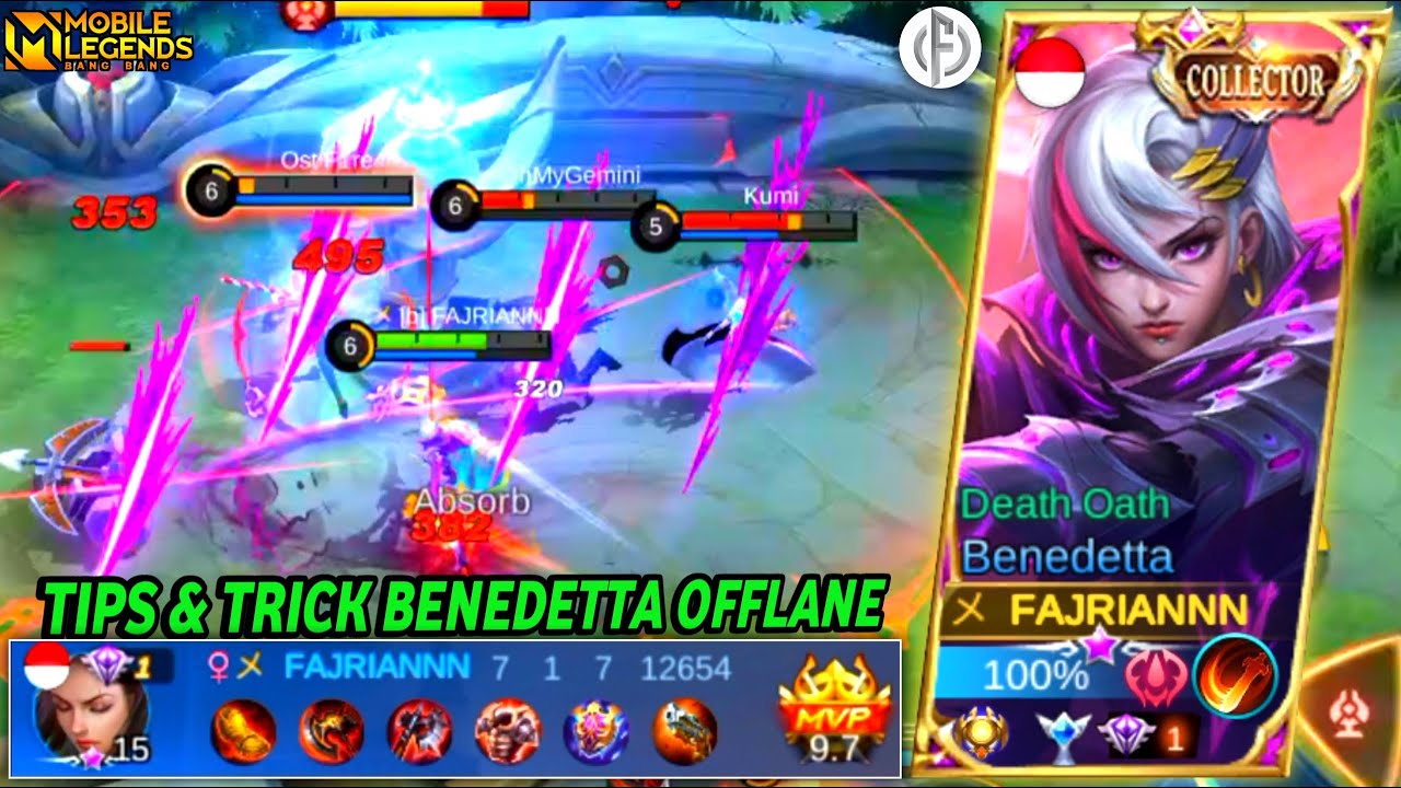 ROTASI BENEDETTA OFFLANE | TIPS AND TRICK ROTASI SOLO RANK BENEDETTA OFFLANE