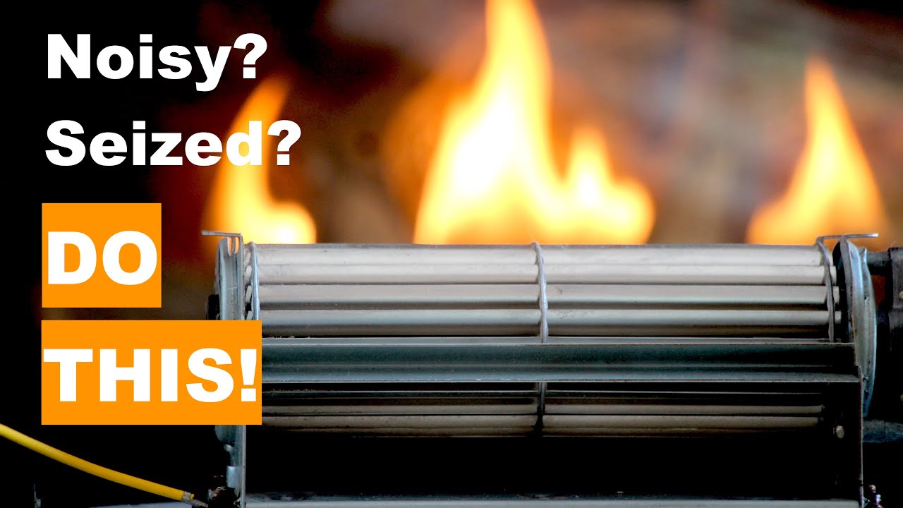 Fireplace Fan: Disassemble, Grease & Clean.  How To Revive your Blower Fan