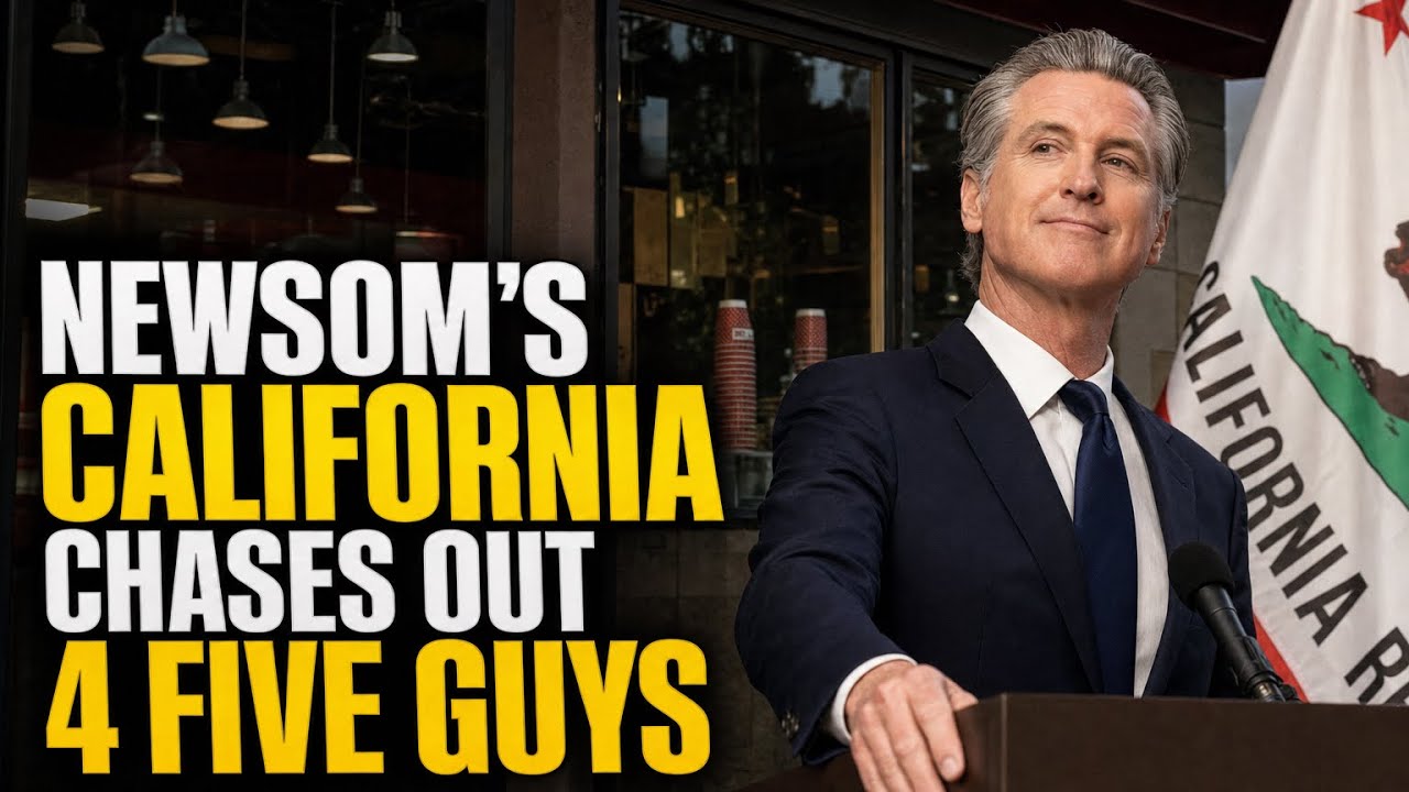 Kalifornia dobija cztery lokale Five Guys. Wojna Newsoma z biznesem zbiera kolejne żniwo