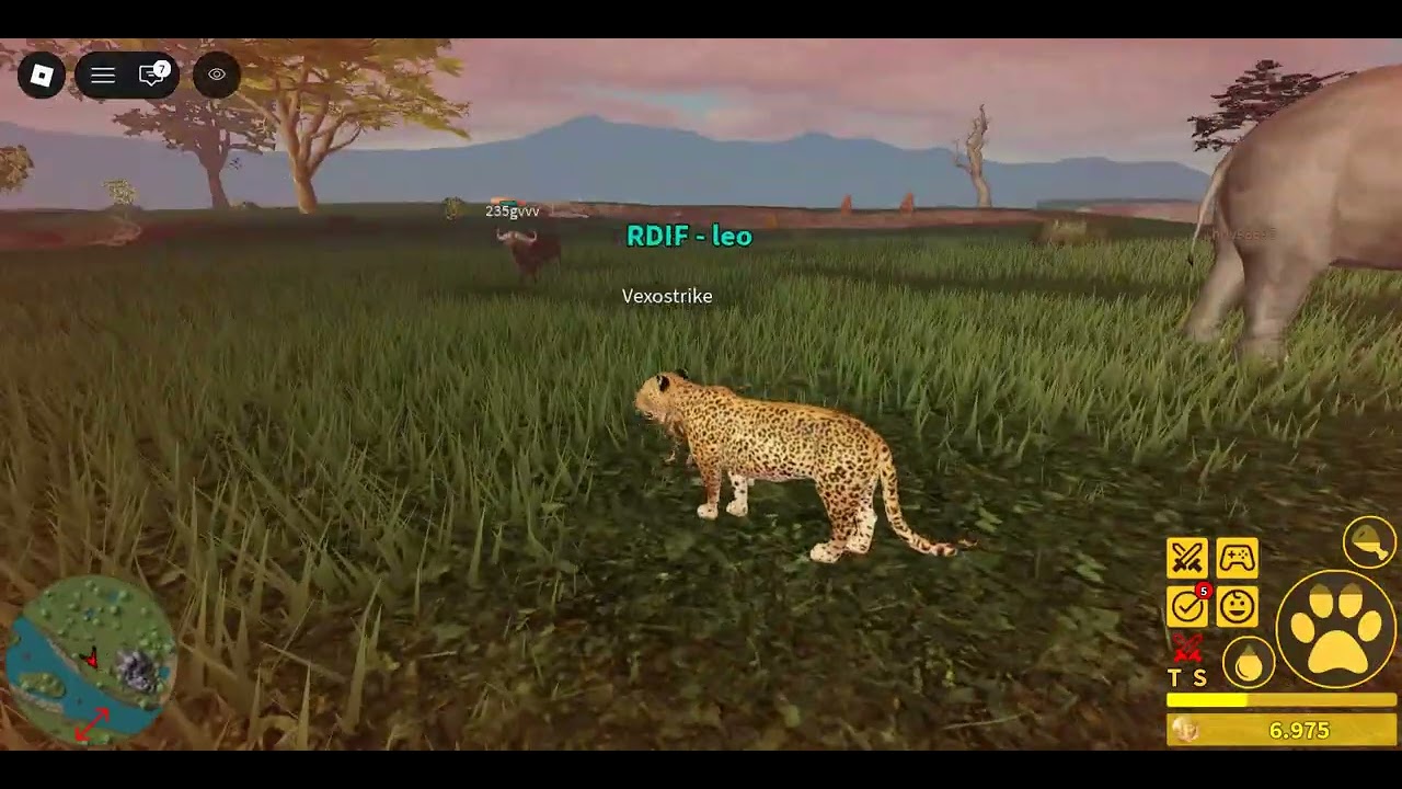 am play every animals in Roblox (savana life)