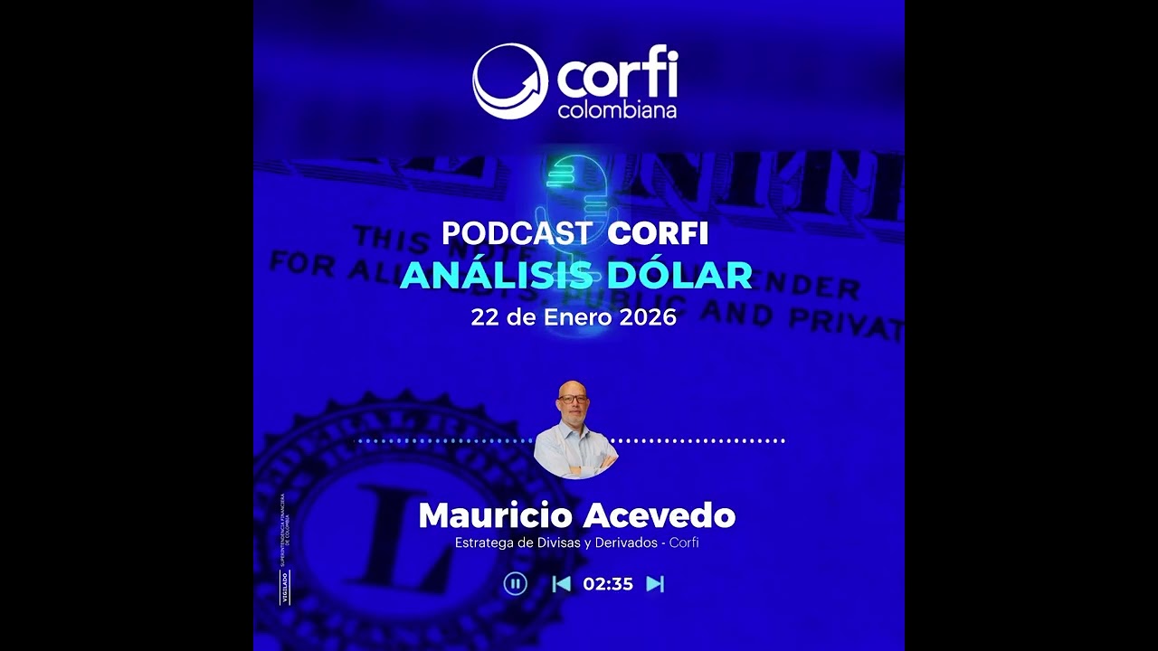 Banca Comercial | Video Análisis del #dólar 22 de enero de 2026 | Corficolombiana