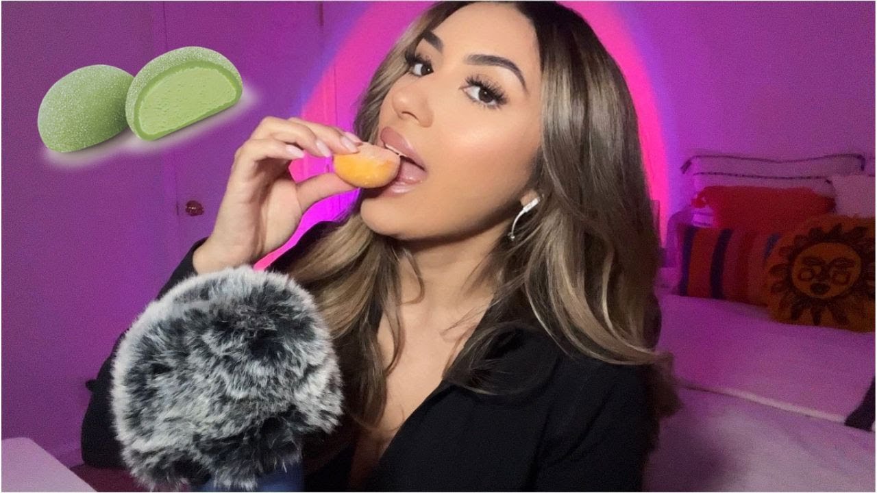 ASMR - COMIENDO MOCHI (eating sounds)