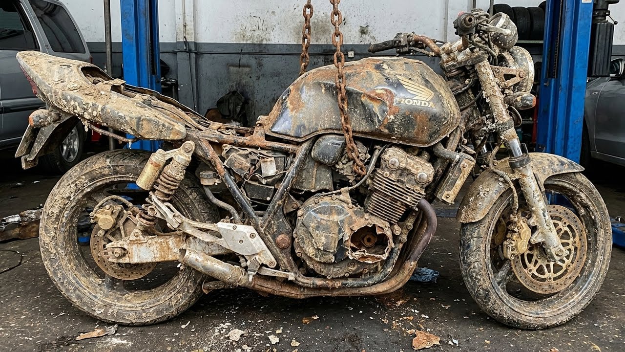 Rescuing a Honda CB400 Super Four | Full Motorcycle Restoration Project