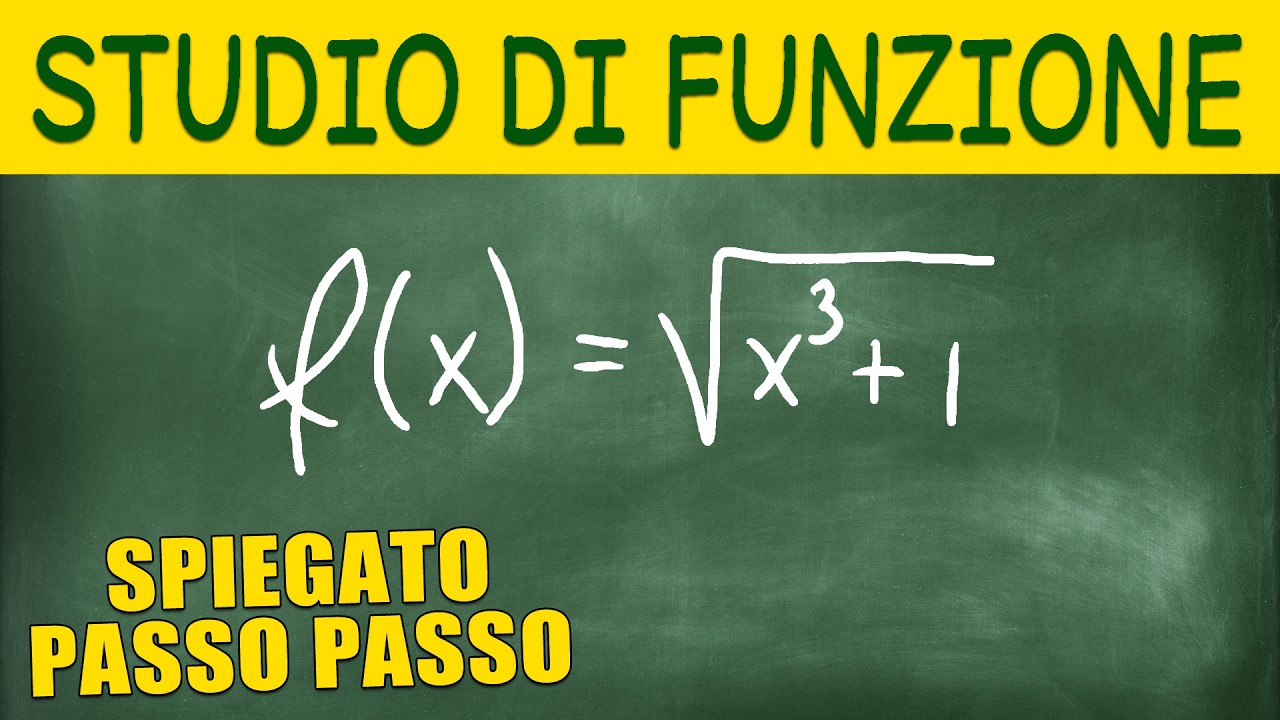 Studio di Funzione Irrazionale #1 - Dal Dominio al Grafico (Con Schemino)