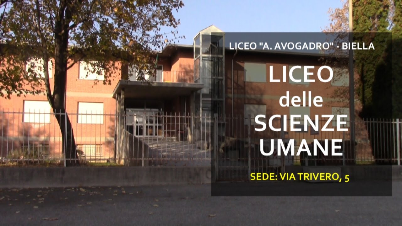 Liceo "A. Avogadro" - Biella: il Corso di Scienze Umane