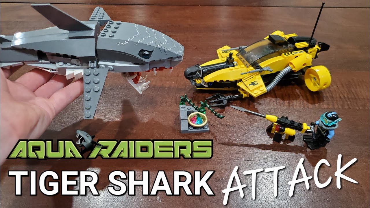 Lego Aqua Raiders Begins! (7773 Tiger Shark Attack) #lego