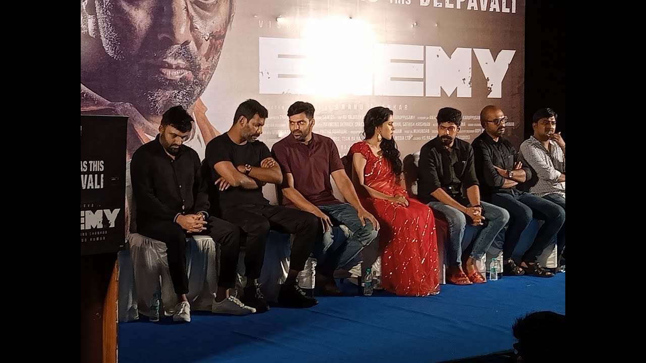 Enemy Press Meet Full Event| Vishal, Arya| Anand Shankar| Vinod Kumar| Thaman S| Sam CS| POCOFY