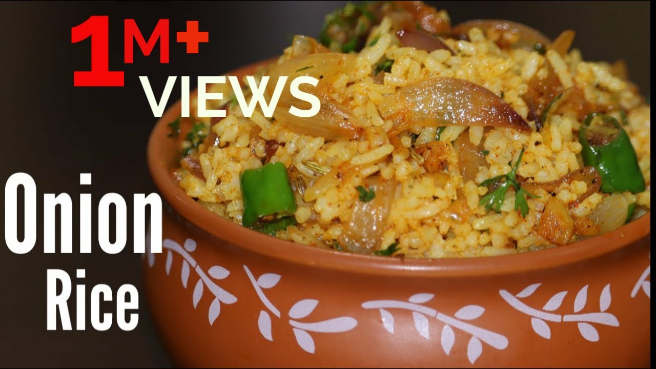 Simple Onion Rice Recipe | Quick Breakfast recipe | Easy Onion Rice