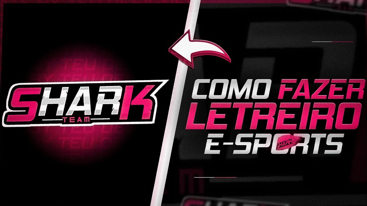 COMO FAZER LETREIRO E-SPORTS AVANÇADO AVANÇADO PELO PS TOUCH ? (TEU DESIGNER)