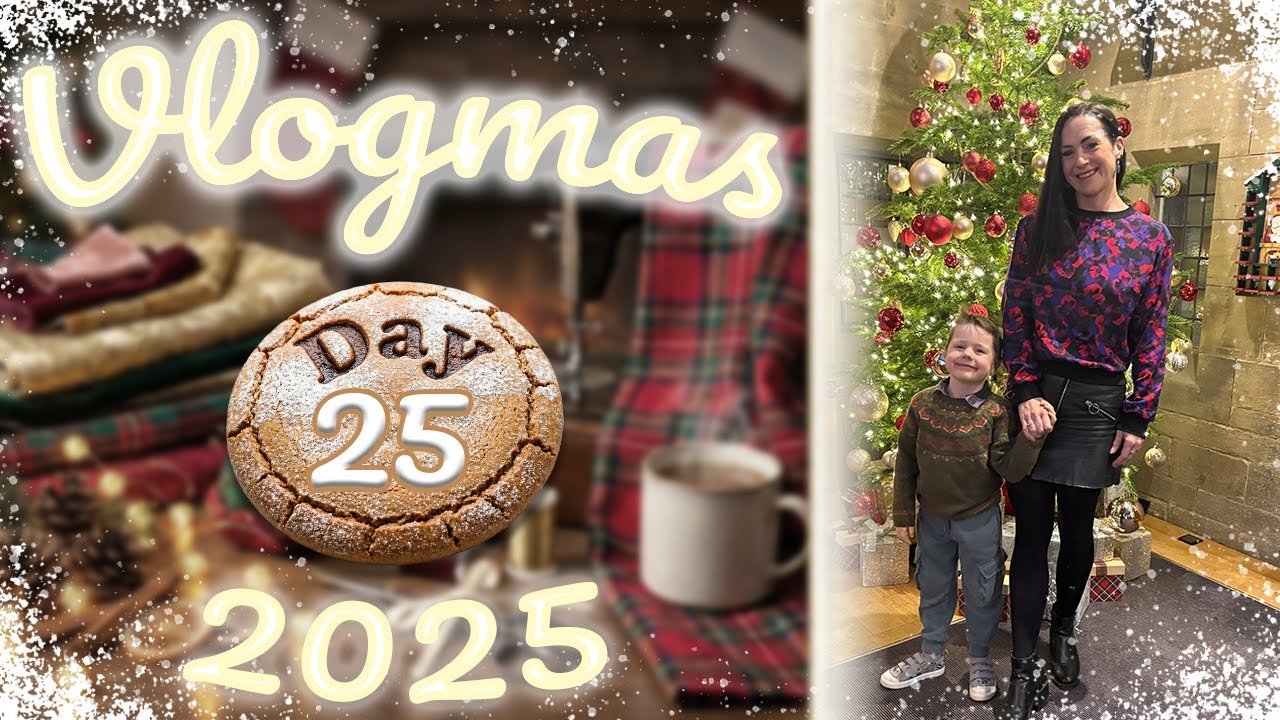 🎄 🎁 Видеоблог Sewn on the Tyne Vlogmas 2025: Дни 25-27
