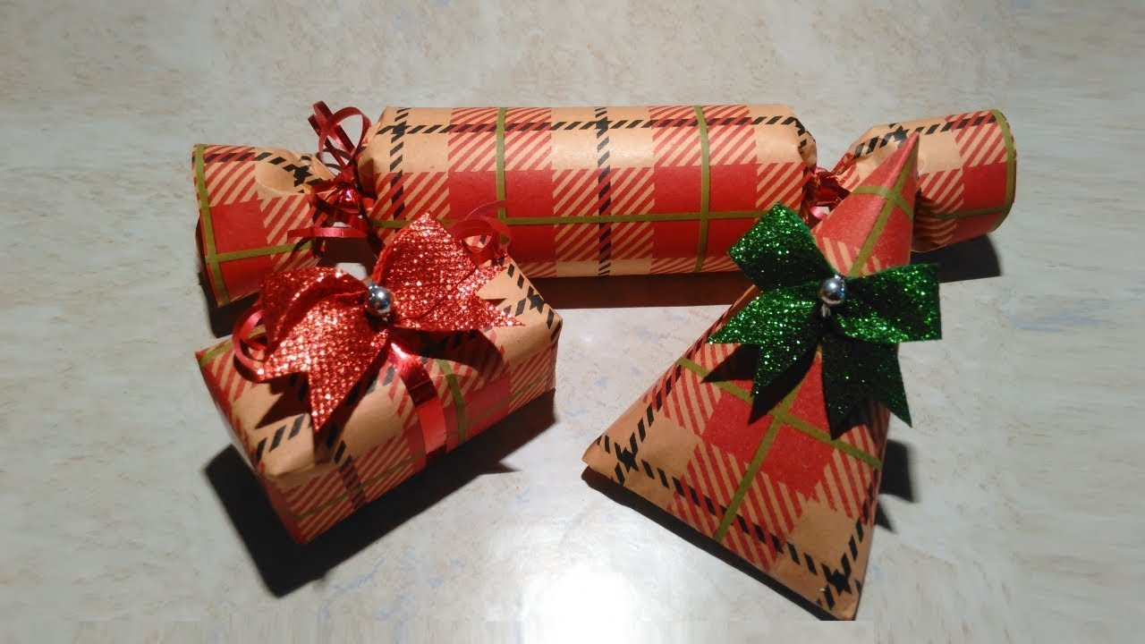 Small Gift Wrapping Ideas Using Toilet Paper Roll - DIY