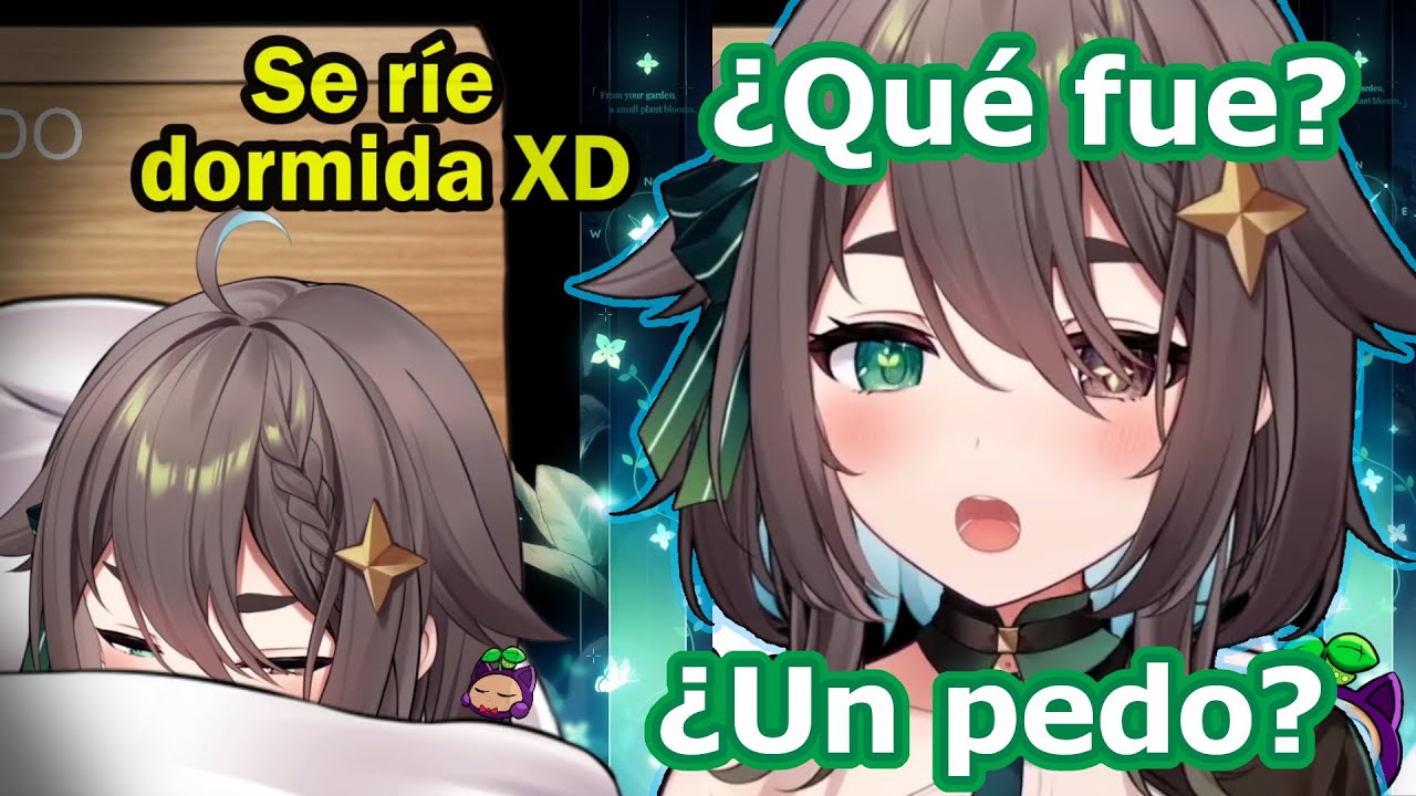Meica se queda DORMIDA pero un TREMENDO PEDO la despierta XD #susto
