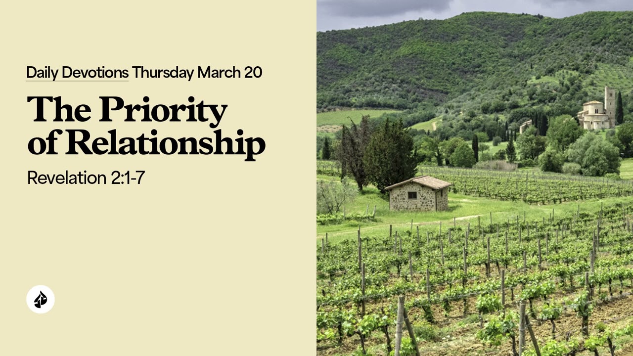 The Priority of Relationship – Daily Devotional