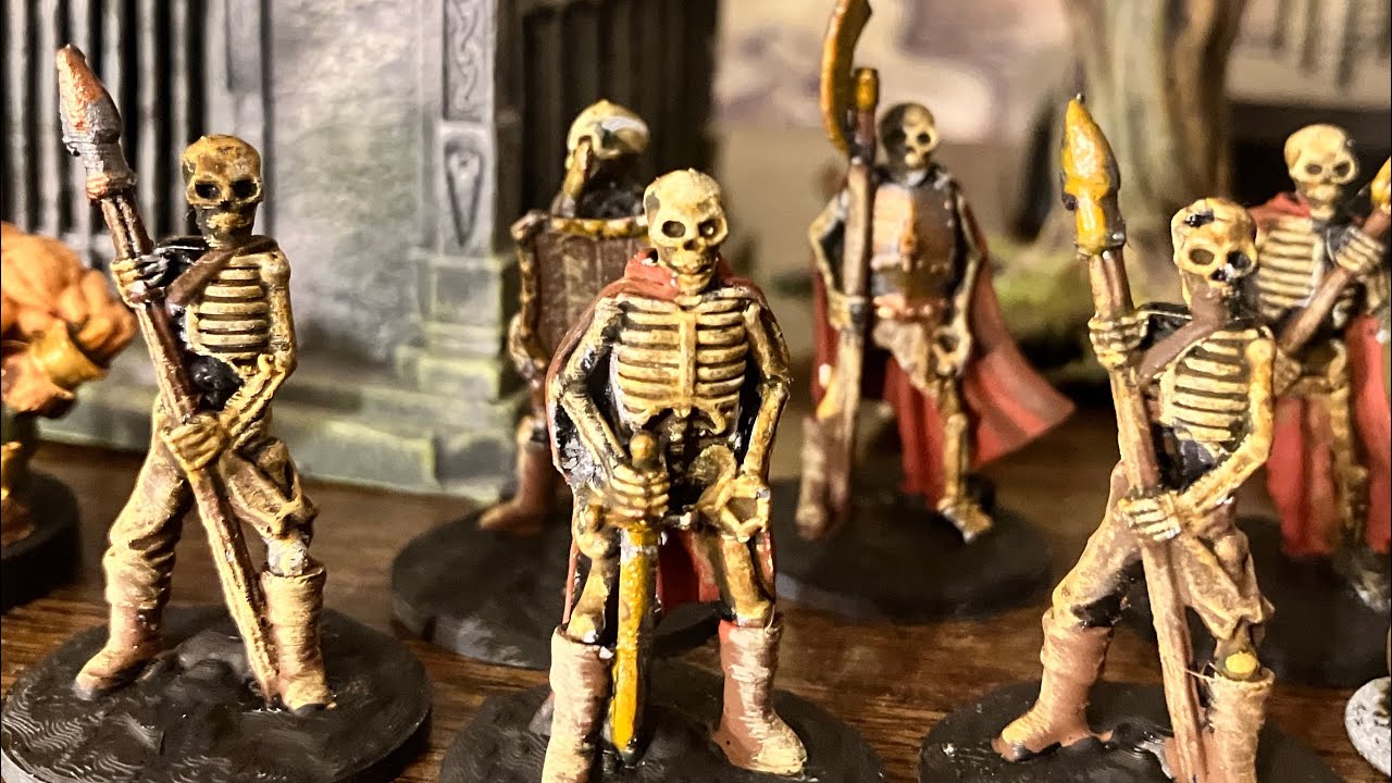 Miniature terrain painting